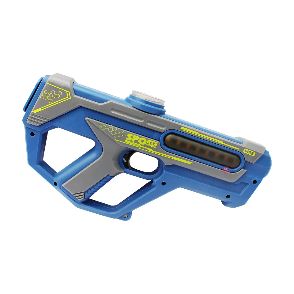 Escopeta Pistola Lanza Agua 2 en 1 Recargable Azul - PS 2
