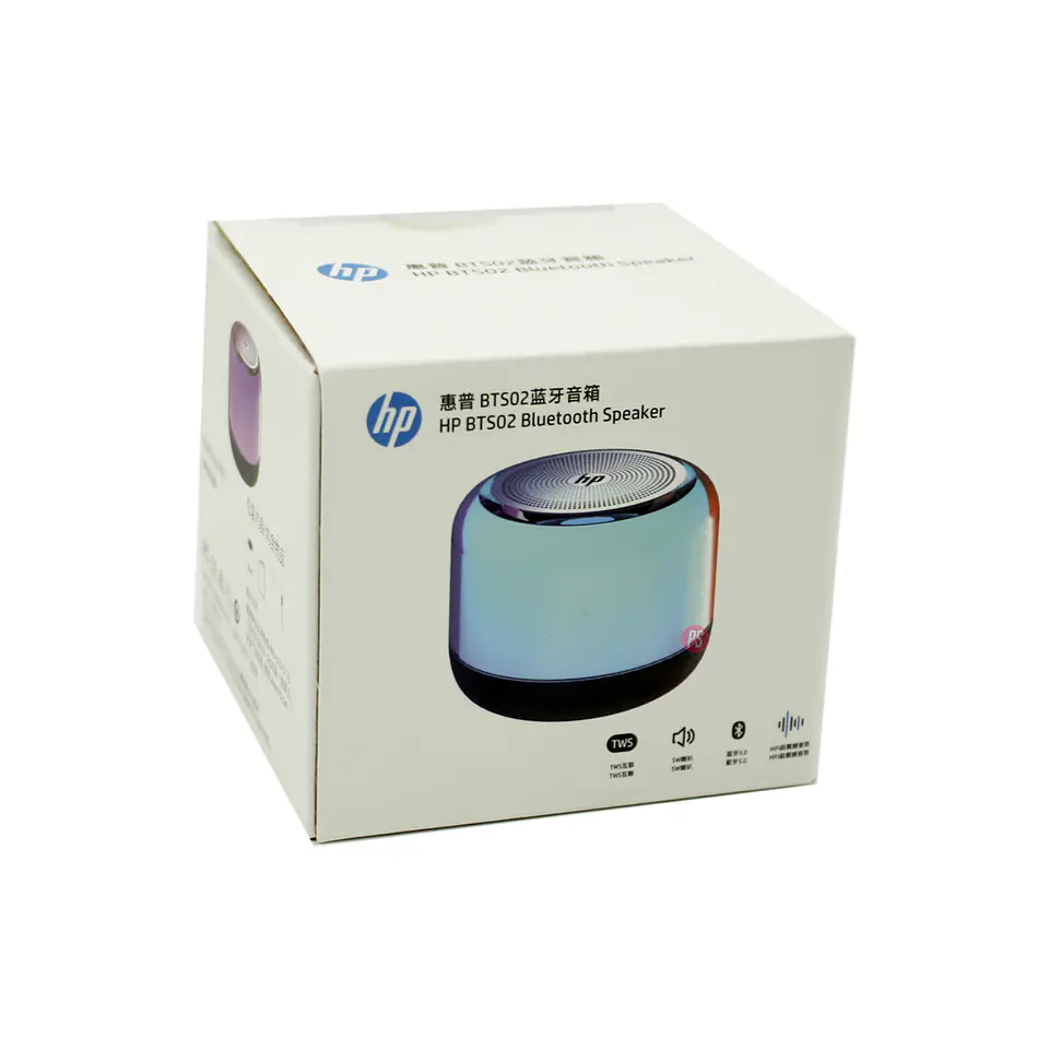Parlante Bluetooth Con Luz RGB HP BTS02 - PS 4