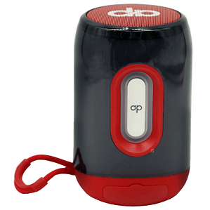 Parlante Bluetooth Rgb Tws Portátil Color Rojo - PS