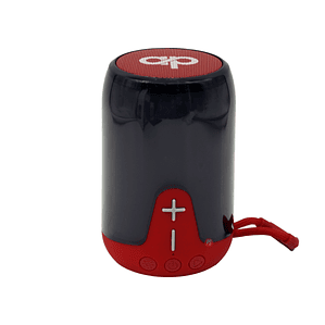 Parlante Bluetooth Rgb Tws Portátil Color Rojo - PS