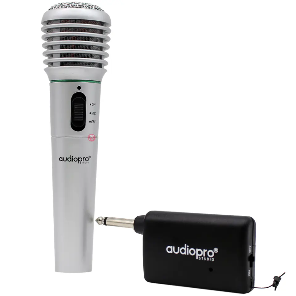 Micrófono Inalámbrico Para Karaoke Gris - PS 1