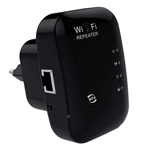 Repetidor Amplificador Internet Wifi 300mbps Negro - Ps