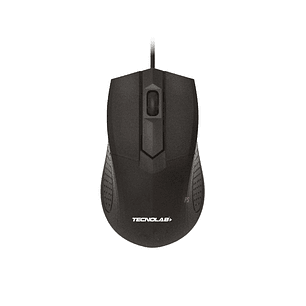 Mouse USB 3 Botones 800 DPI Negro - Ps
