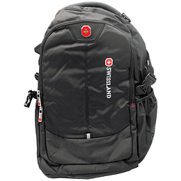 Mochila Impermeable Notebook Puerto USB Negro - PS