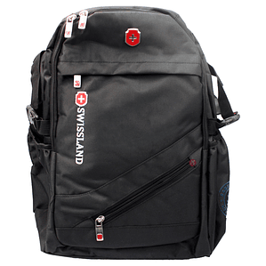Mochila Multifuncional Impermeable Notebook Negro - PS
