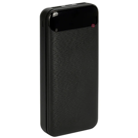 Powerbank 20000mAh Carga Rápida y Portátil Negro - PS