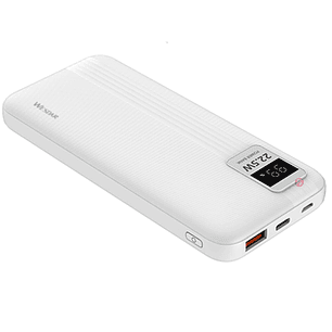 Power Bank 10000mAh 22.5W + 2 Cables Incluidos Blanco - PS