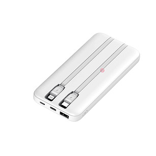 Power Bank 10000mAh 22.5W + 2 Cables Incluidos Blanco - PS