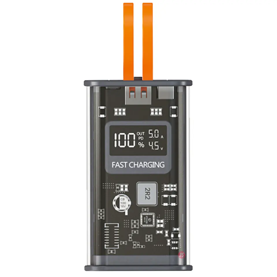 Power Bank 10000mAh 22.5W Diseño Transparente - PS 1