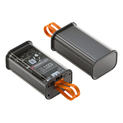 Power Bank 10000mAh 22.5W Diseño Transparente - PS
