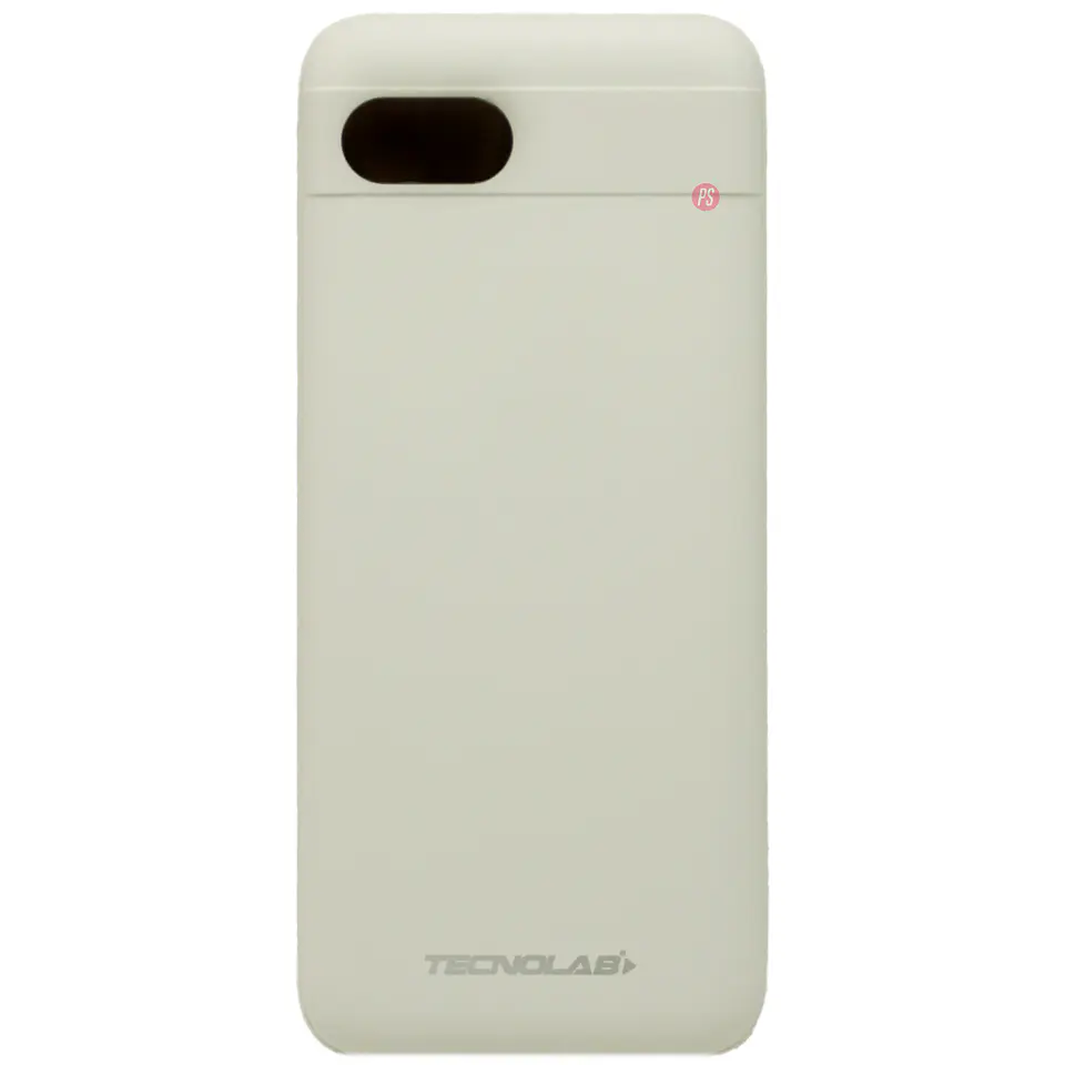 Power Bank 20000mAh 22.5W LED Display + Cables Blanco - PS 1