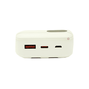 Power Bank 20000mAh 22.5W LED Display + Cables Blanco - PS