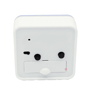 Reloj Despertador Cuadrado Ideal para Escritorio Blanco - PS