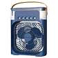 Ventilador Usb Portátil Led Con Rociador Azul - PS - Miniatura 1