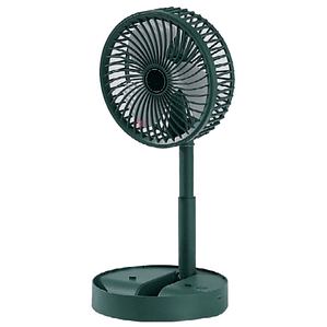 Ventilador Portátil Plegable Con Pedestal USB Verde - PS