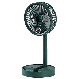 Ventilador Portátil Plegable Con Pedestal USB Verde - PS