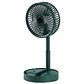 Ventilador Portátil Plegable Con Pedestal USB Verde - PS - Miniatura 1