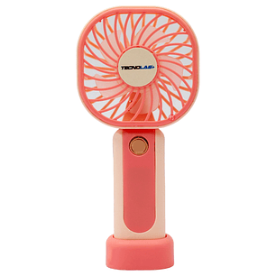 Mini Ventilador De Mano Recargable Con USB Rosa - PS