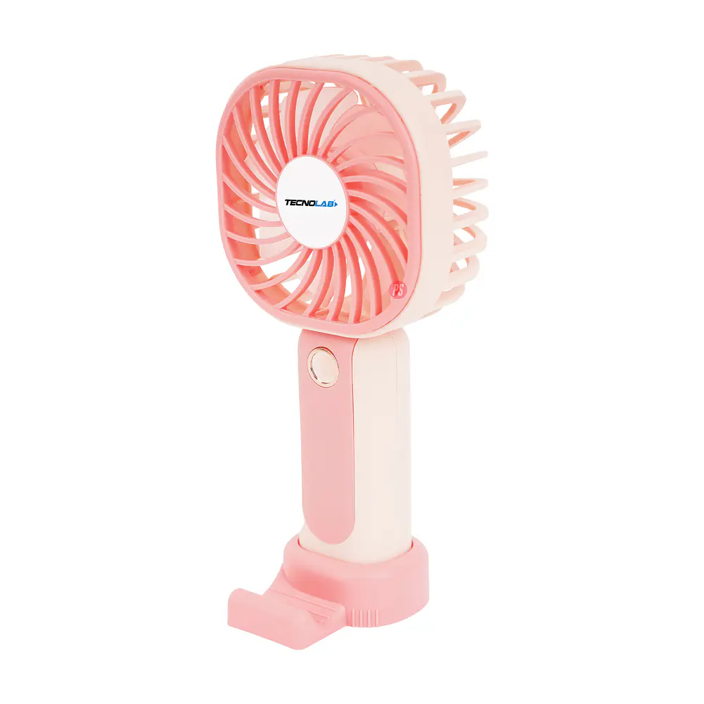 Mini Ventilador De Mano Recargable Con USB Rosa - PS 2