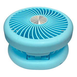 Mini Ventilador Plegable De Mano Recargable Azul - PS