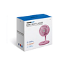 Mini Ventilador Plegable De Mano Recargable Rosa - PS 2