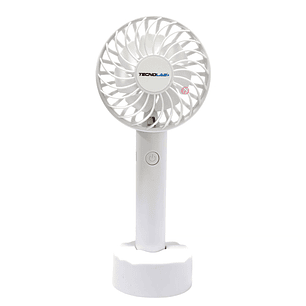 Mini Ventilador De Mano Recargable 500mAh Blanco - PS