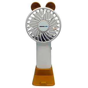 Mini Ventilador De Mano Diseño Oso Recargable - PS