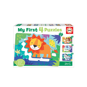 Puzzle Infantil Animales De La Selva (my First 4) - Ps