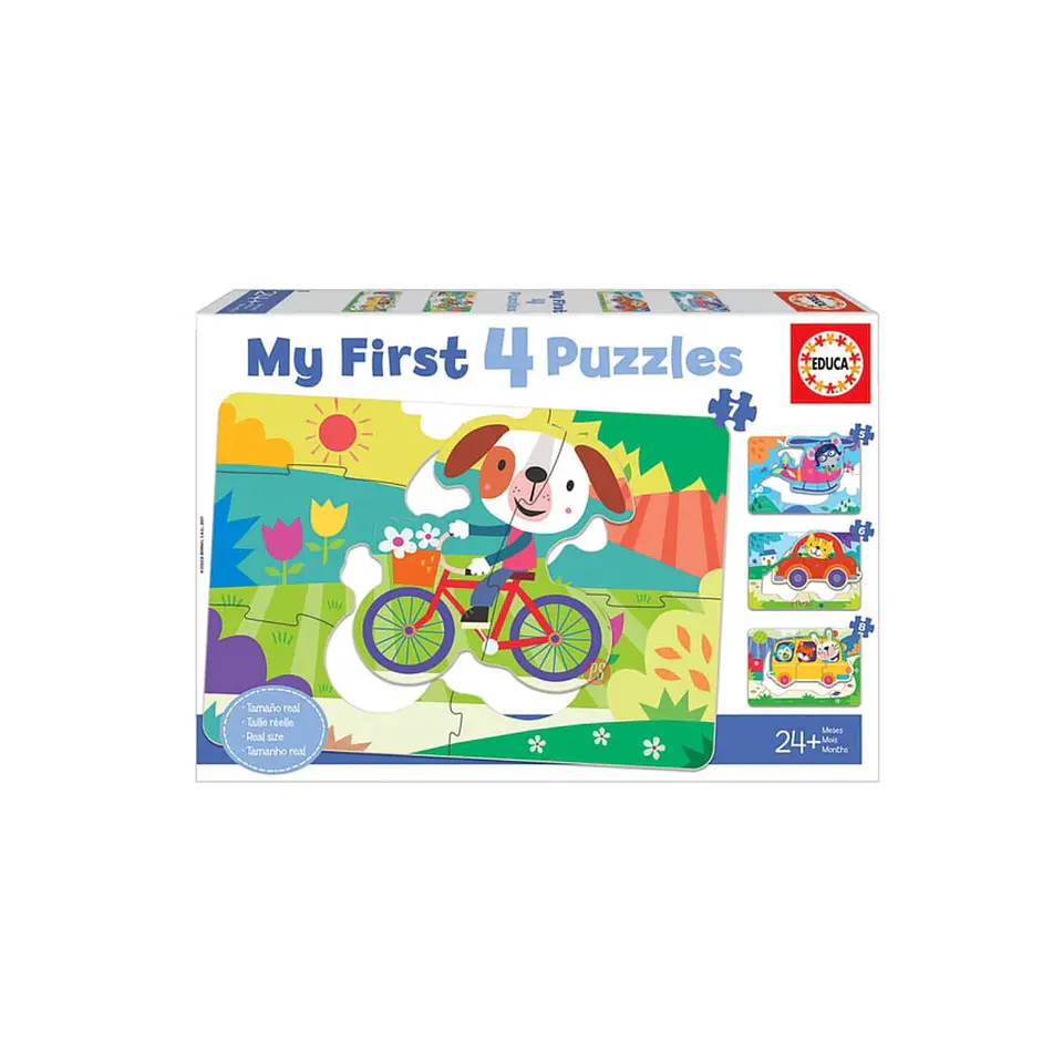 Puzzle Infantil Vehiculos (my First 4 Puzzles) - Ps 1