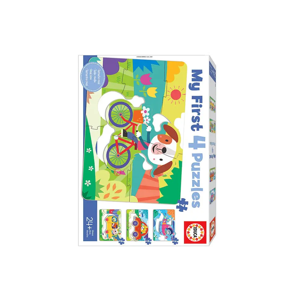 Puzzle Infantil Vehiculos (my First 4 Puzzles) - Ps 2