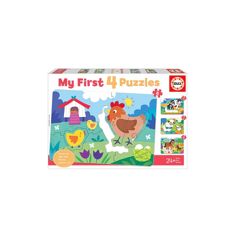 Puzzle Infantil Mamá Gallina (my First 4 Puzzles) - Ps