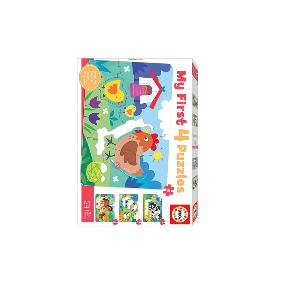 Puzzle Infantil Mamá Gallina (my First 4 Puzzles) - Ps 2