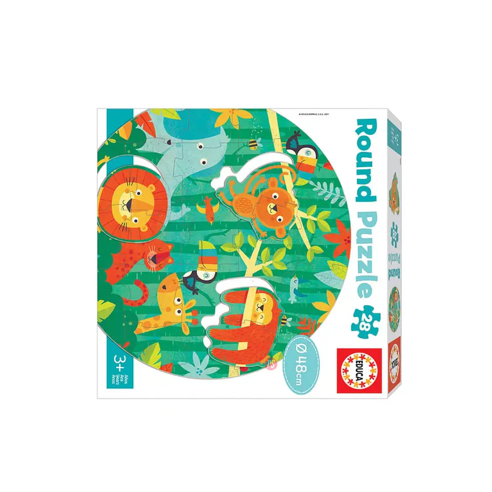 Puzzle 28 Piezas La Selva 48cm Educa - Ps 2
