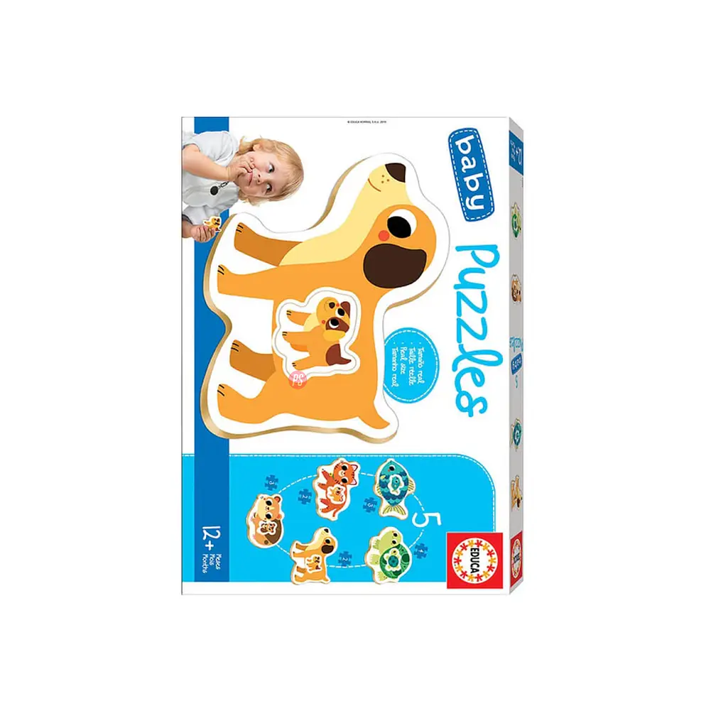 Puzzle Baby 2 A 4 Piezas Animales Domésticos - Ps 2