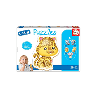 Puzzle Baby 2 A 4 Piezas Animales Salvajes - Ps