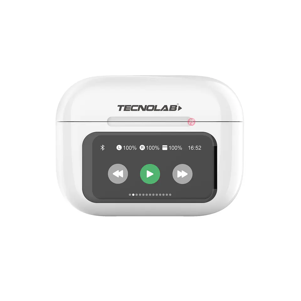 Audífonos Bluetooth Con Pantalla Touch Blanco - PS 2