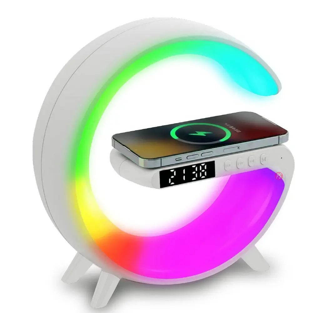 Parlante Bluetooth My Lil G Cargador Inalámbrico Blanco - PS 1