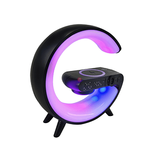 Parlante Bluetooth My Lil G Cargador Inalámbrico Negro - PS