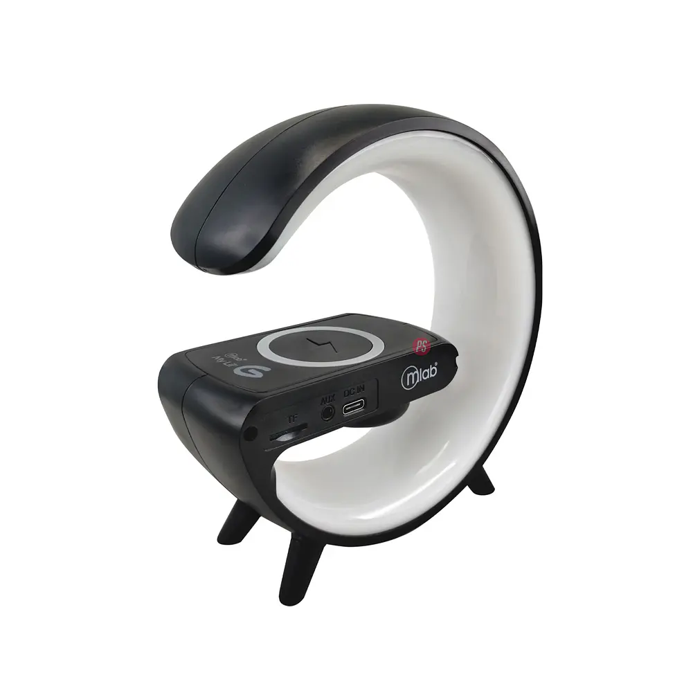 Parlante Bluetooth My Lil G Cargador Inalámbrico Negro - PS 3