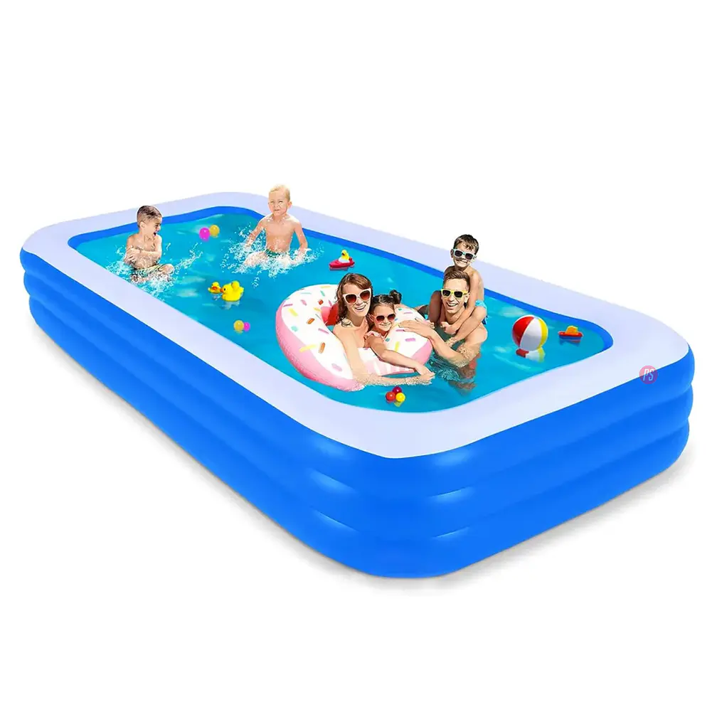Piscina Inflable 210x135x56cm Con 3 Anillos - PS 2
