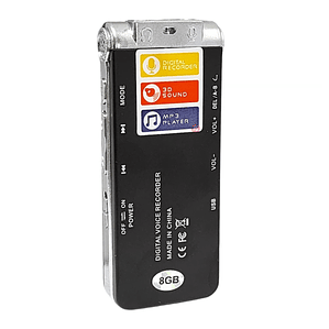 Grabador Digital De Voz 8GB Con Altavoz - PS