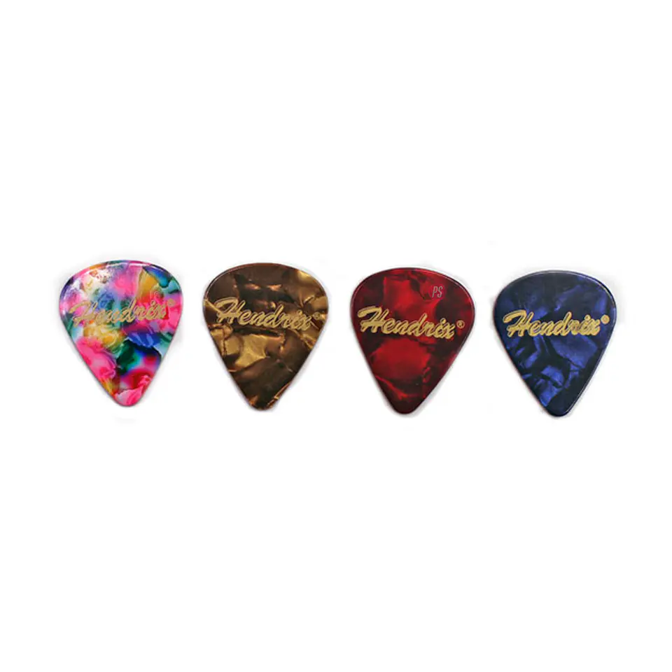 Set De 600 Uñetas Para Guitarra Colores y Texturas - PS 3