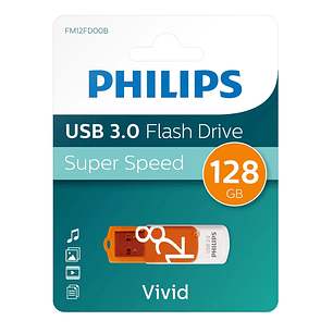 Pendrive 128gb Philips Vivid Usb 3.0 FM12FD00B - PS