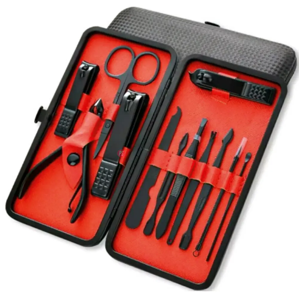 Kit Podología 12 Piezas Manicura Completa Y Portátil - PS 1