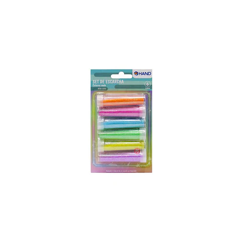 Kit 3 Blíster Escarcha 18 Tubos Colores Neón - Ps