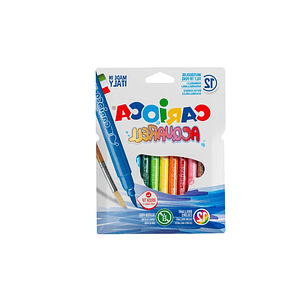 Plumones Caja 12 Colores Carioca Acquarell - Ps