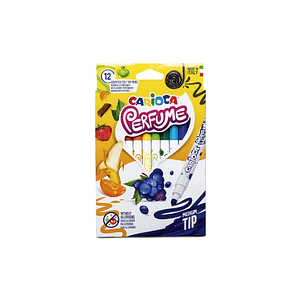 Plumones Con Perfume 12 Colores Carioca - Ps