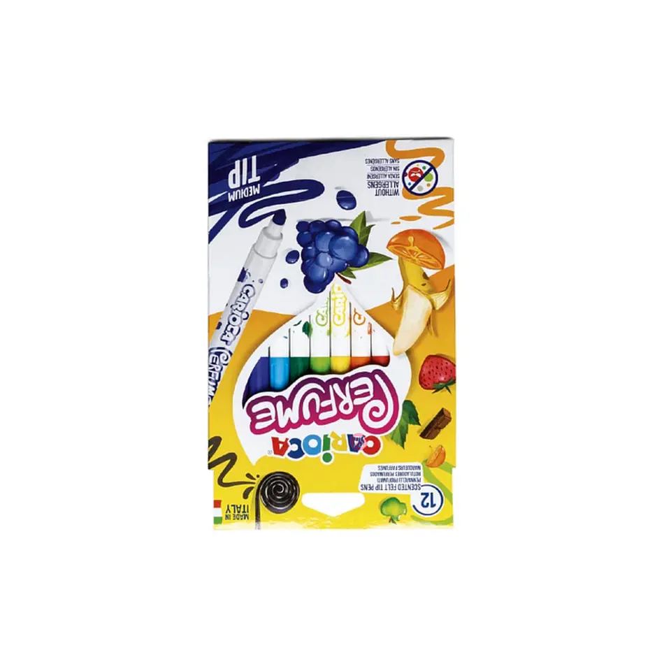 Plumones Con Perfume 12 Colores Carioca - Ps 2