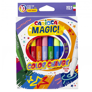 Plumones Colorchange 10 Colores Carioca - Ps
