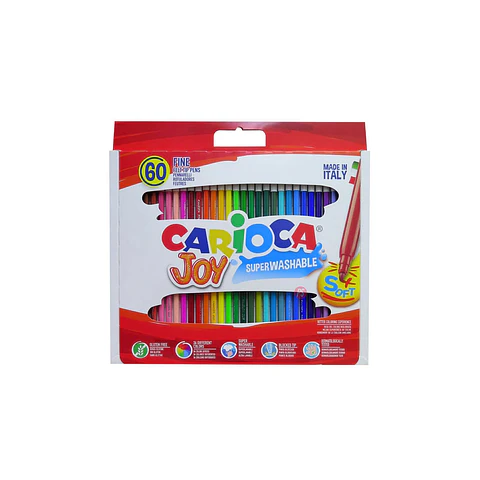 Plumones Joy 60 Unidades Carioca - Ps